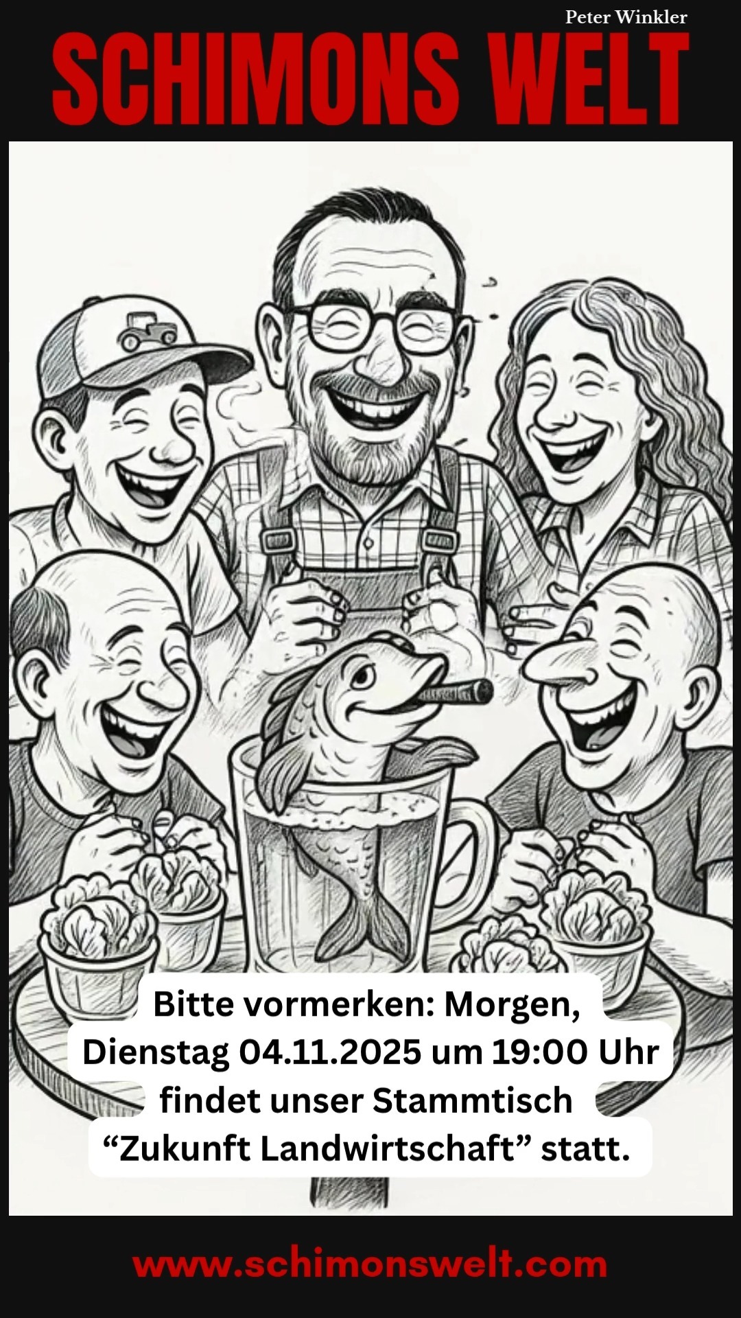 Morgen am Dienstag ist es wieder so weit – unser Stammtisch Zukunft Landwirtschaft findet statt! 🌾💬