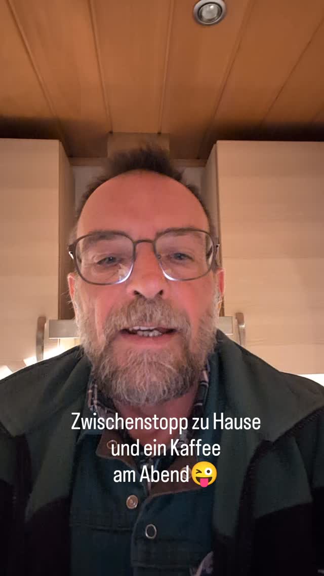 Kurzer Zwischenstopp zu Hause...