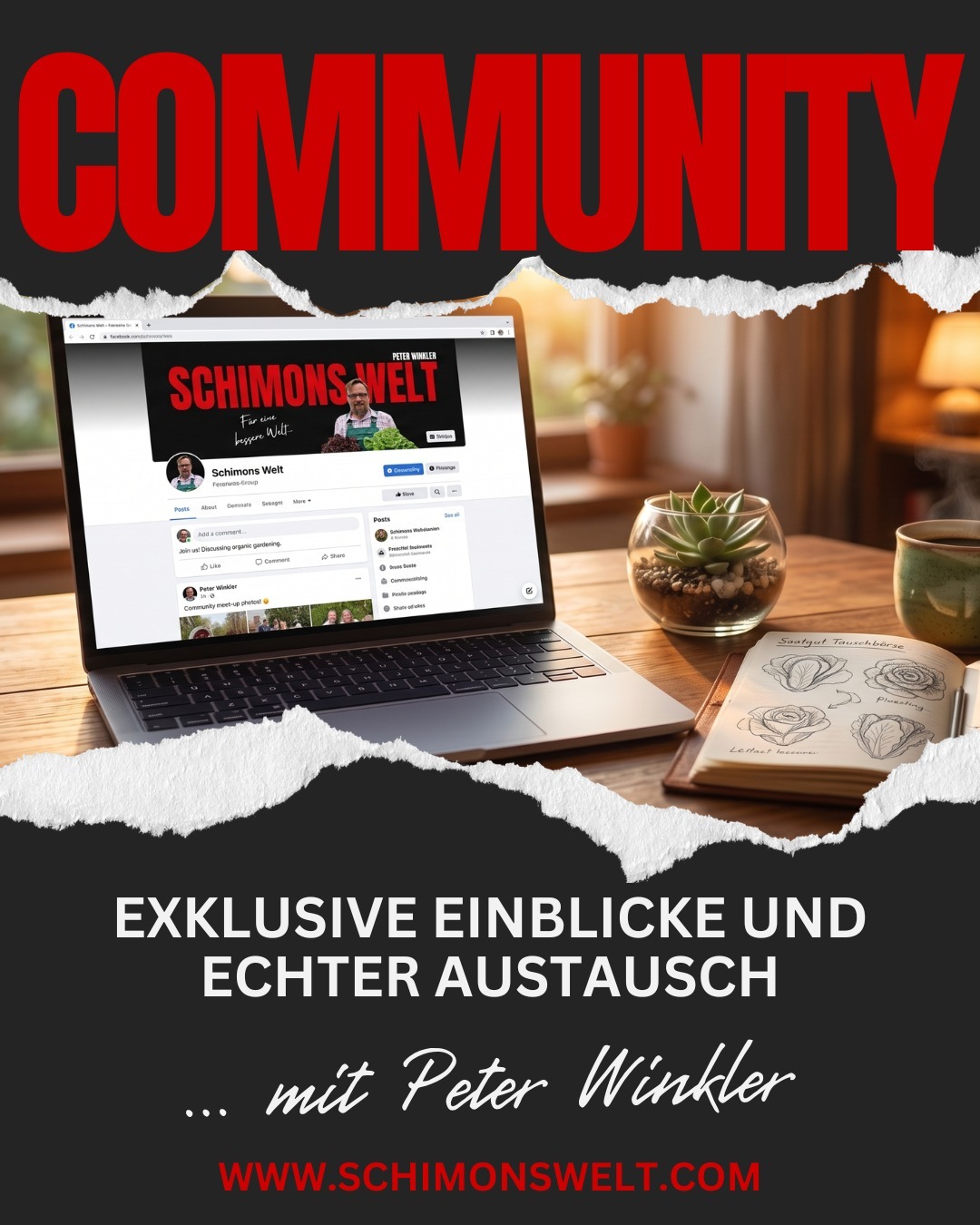Werde Teil der Schimons Welt Community. Mehr dazu erfährst Du auf meinem Blog.