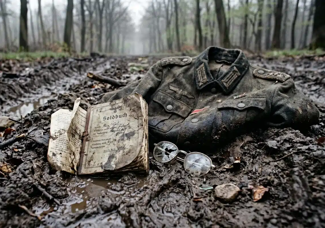 soldbuch-heinrich-hitzinger-nach-heinrich-himmler-flucht-matsch