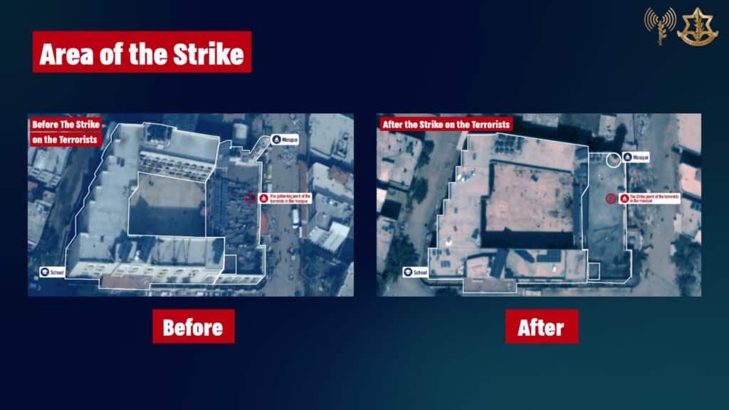 Israelische Streitkräfte IDF eliminieren Hamas-Terroristen in gezieltem Angriff auf Kommando- und Kontrollzentrum Israelische Streitkräfte IDF eliminieren Hamas-Terroristen in gezieltem Angriff auf Kommando- und Kontrollzentrum